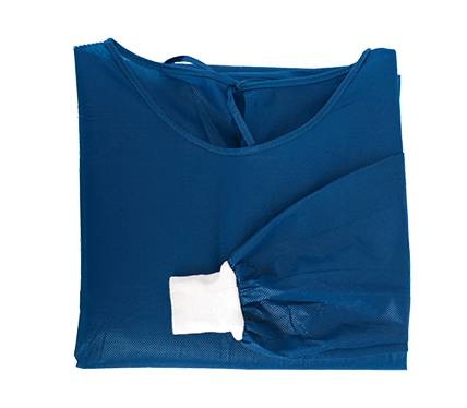 Minor Procedure Gown Navy Blue