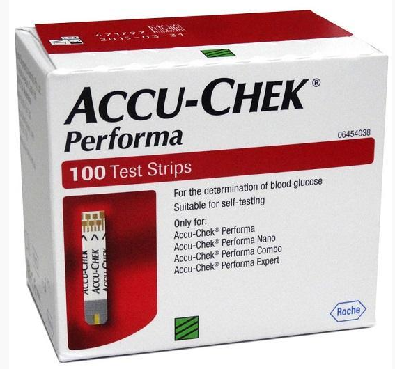 AccuChek Performa Blood Glucose Strips, Pack of 100 HMABGPST100