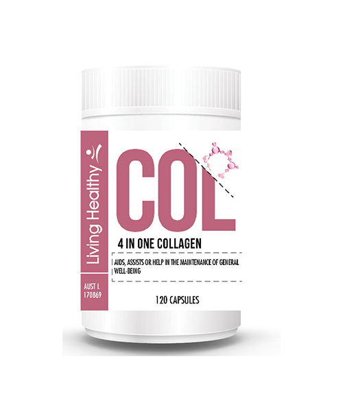 Living Healthy Bio-4 in 1 Collagen (Pack of 120 Caps)