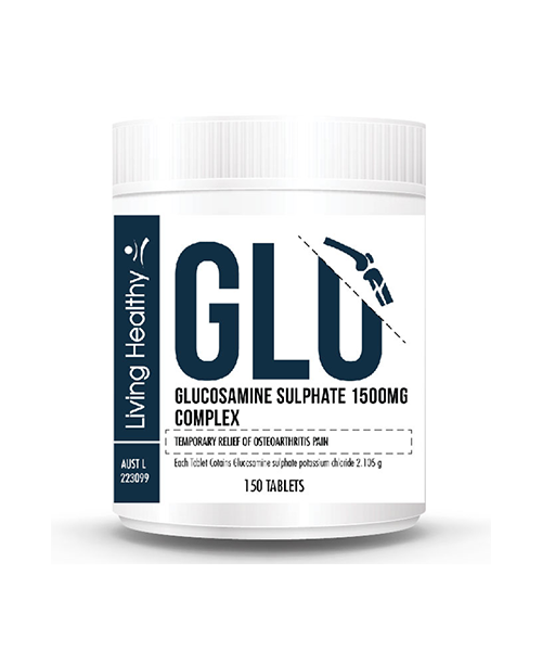 Living Healthy Glucosamine Sulphate 1500mg (Pack of 150 Tabs)