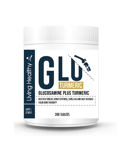 Living Healthy Glucosamine & Tumeric (Pack of 200 Tabs)
