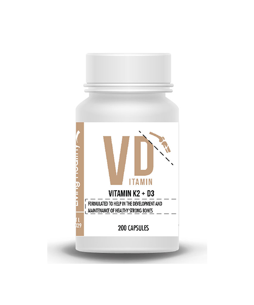 Living Healthy Vitamin K2 + D3 (Pack of 200 Caps)