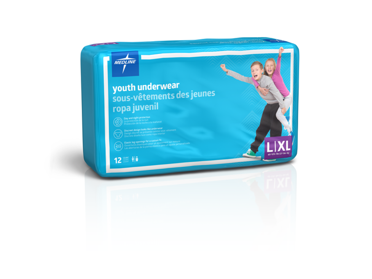 Medline Drytime Youth Underwear.