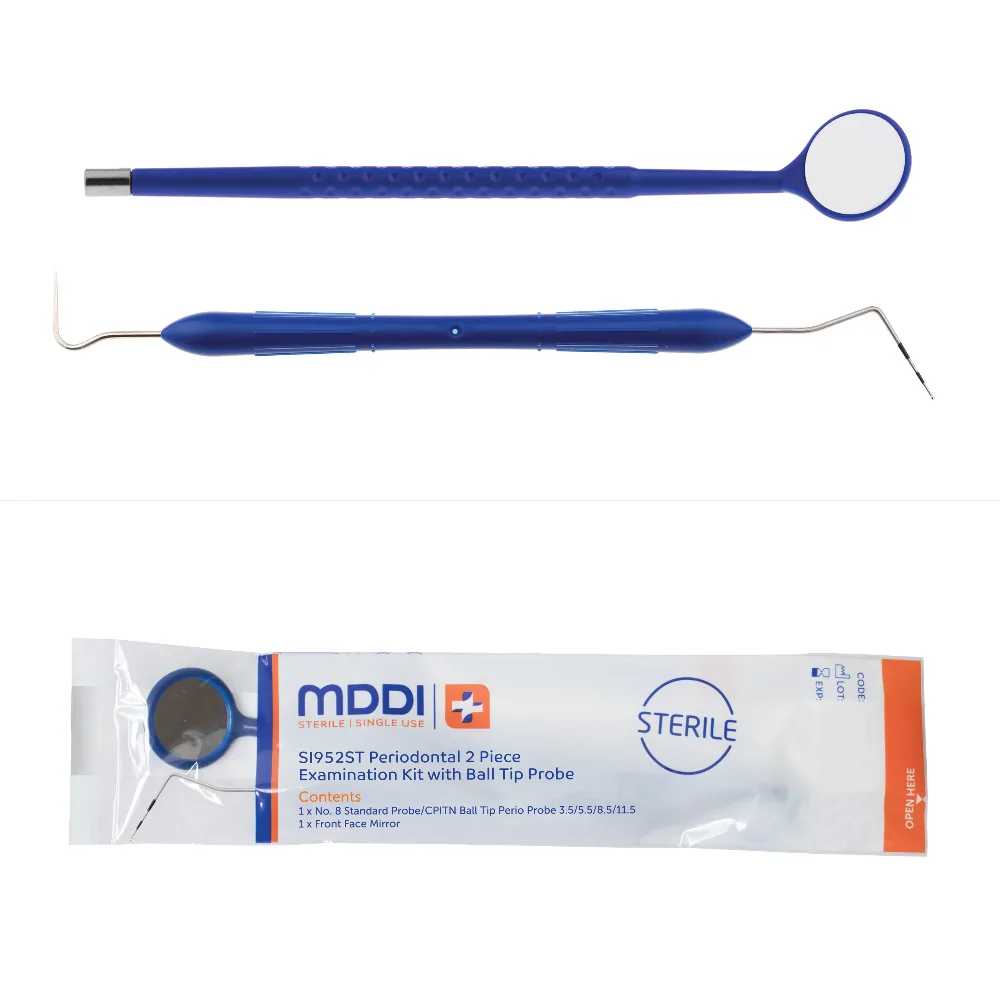 MDDI (2,3 Piece) Periodontal Examination Kit with CPITN-C Probe (Box of 100)