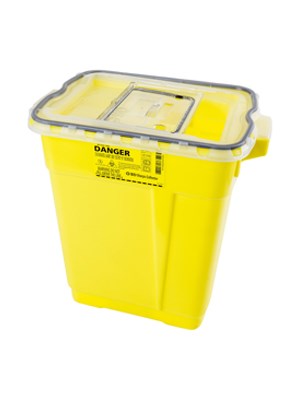 BD Sharps Collector Yellow (Sizes: 0.87L, 1.4L, 8L, 13.2L, 17L)