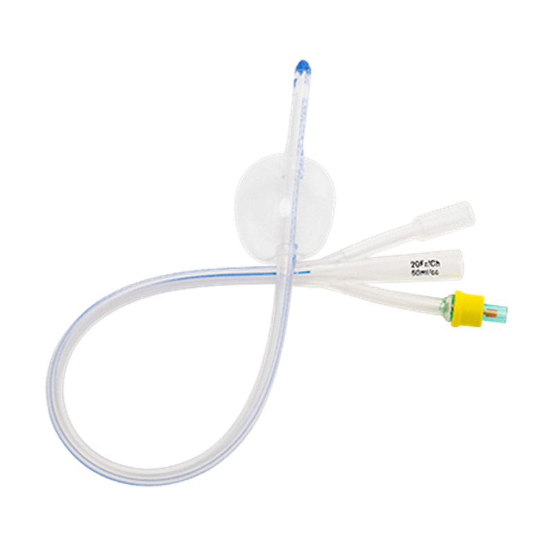 3-Way Foley Catheter, Standard Tip, 43cm with 50mL Balloon, 20Fr (Yellow)