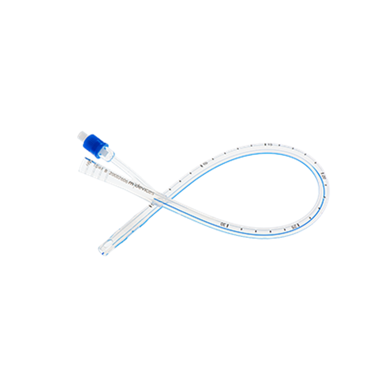 2-Way Foley Catheter, Open Ended, 40cm with 10mL Balloon, 24Fr Blue)