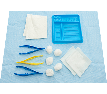 SmartTab® Basic Dressing Pack with Non-Woven Balls (Peel Pack)