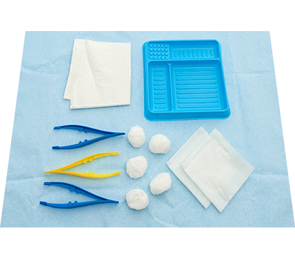 SmartTab® Basic Dressing Pack with Non-Woven Balls (Dispenser Box)