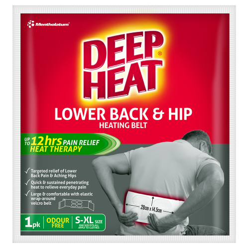 Deep Heat Lower Back & Hip Heating Belt  Each