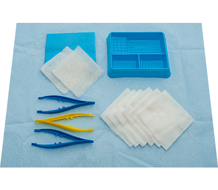 SmartTab® Basic Dressing Pack with Non-Woven and Gauze Swabs & Laminated Towel (Peel Pack)