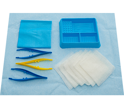 SmartTab® Basic Dressing Pack with Gauze Swabs and Laminated Towel (Peel Pack)