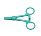 Tubing Clamp - Plastic Green, Sterile (Quantity: 100 pcs)