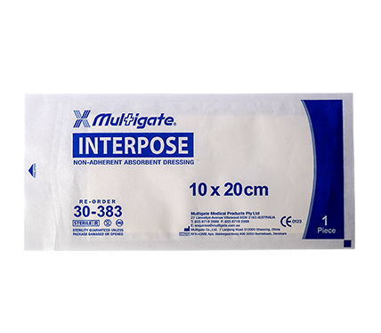 Interpose® Non-Adherent Dressing White, 10cm x 20cm