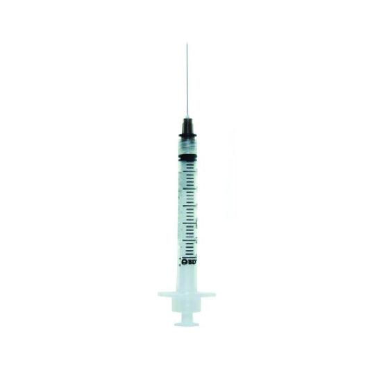 BD Syringe 5ml Luer Lock  with Needle 23G X 1" (25mm) 302173