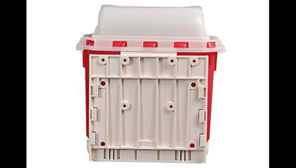 BD® Sharps Container Locking Wall Bracket, 5.4 qt, patient room, light beige Each