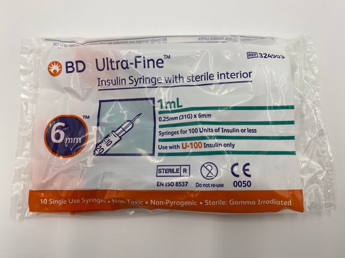 BD - Embecta Ultra-Fine Insulin Syringe 0.3ml, 0.5ml and 1ml Pack of 10