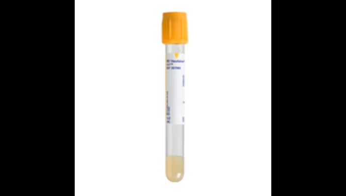 BD Vacutainer SST 5ml Tube  Gold 13 x 100mm . Pack of 100