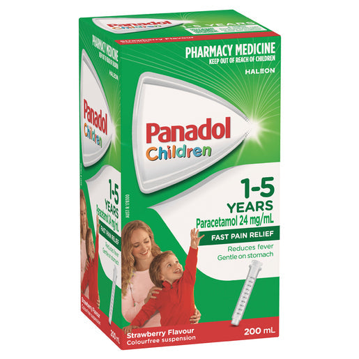 Panadol Child Suspension Strawberry 1 - 5y 200ml