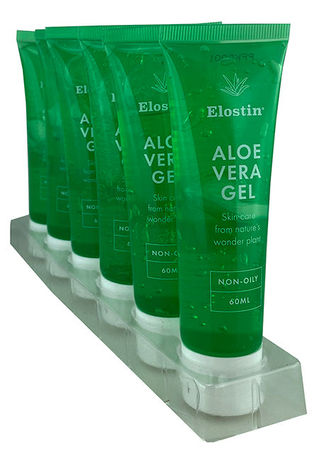 Elostin Aloe Vera Gel Tube 60ml 6pk