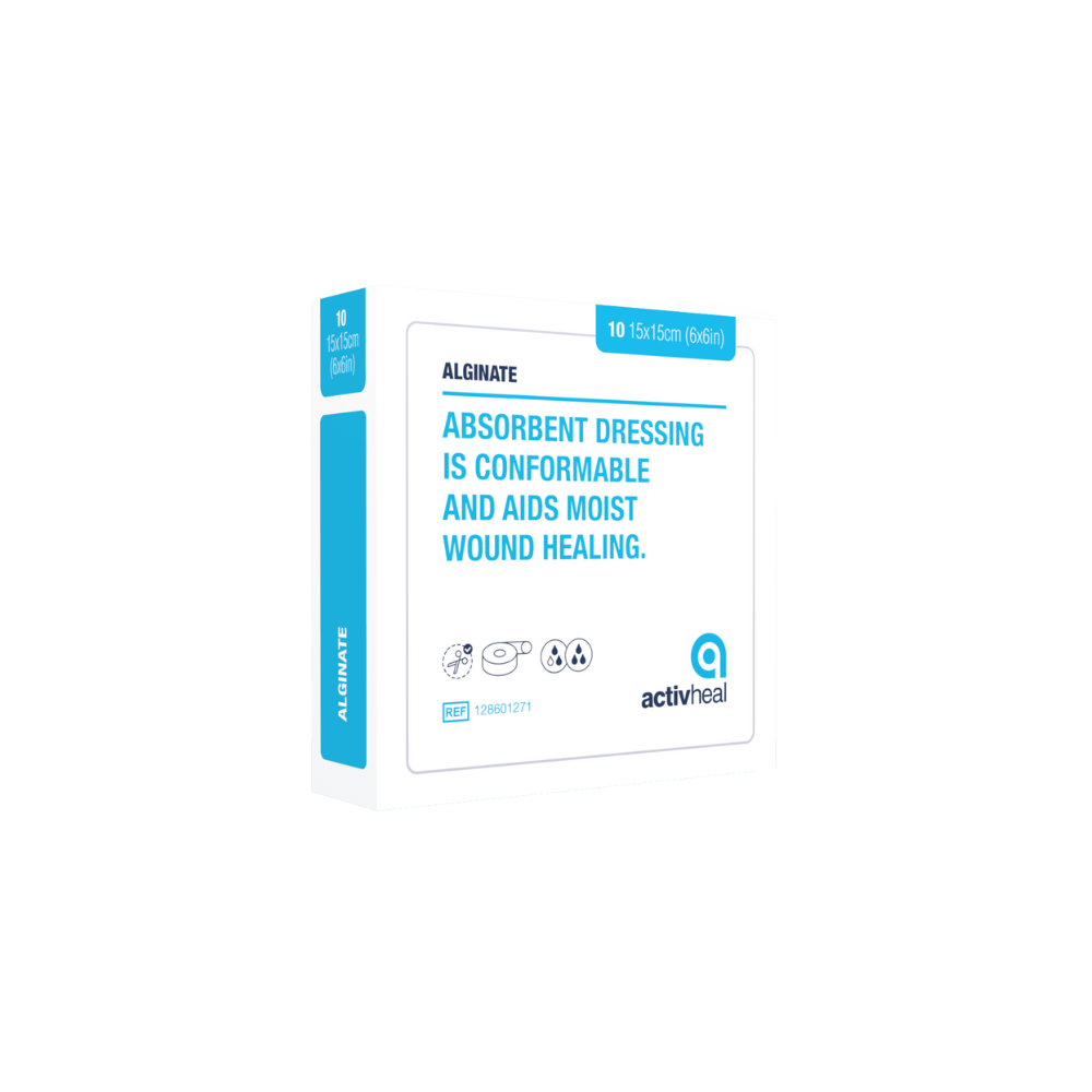 ActivHeal® Alginate (Size: 5 x 5cm, 10 x 10cm, 10 x 20cm) ADM10007430