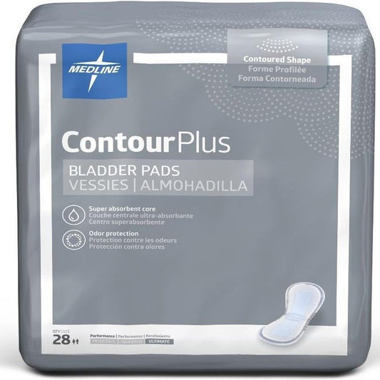 Medline ContourPlus Bladder Control Pads, Ultimate, 8 x 17" (20 x 43 cm) BCPE03