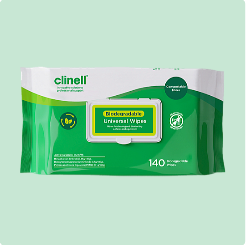 Clinell Universal Wipes - Various Sizes