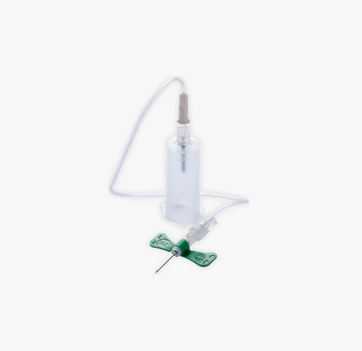 BD Vacutainer® Push Button butterfly with retractable needle Blood Collection Set with 7 in. 21 G x .75 in. Pack of 50