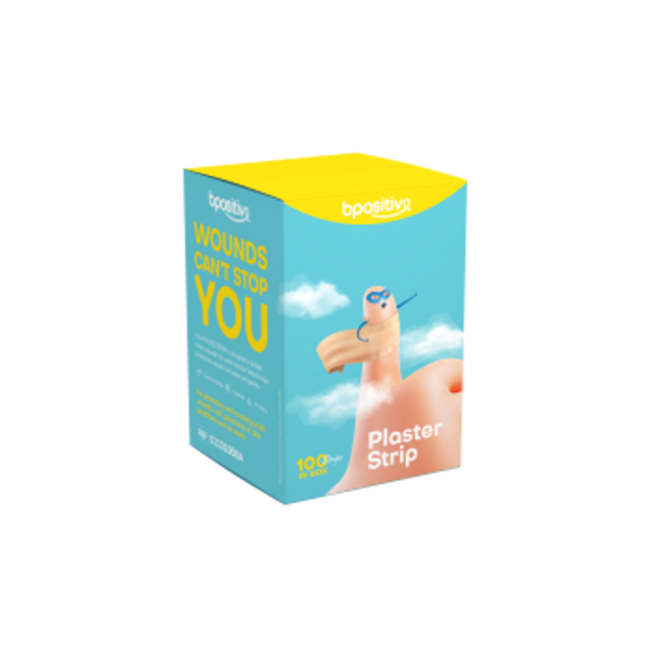 bpositive Dressing Plastor Strips (Pack size: 100) BP0113100BA