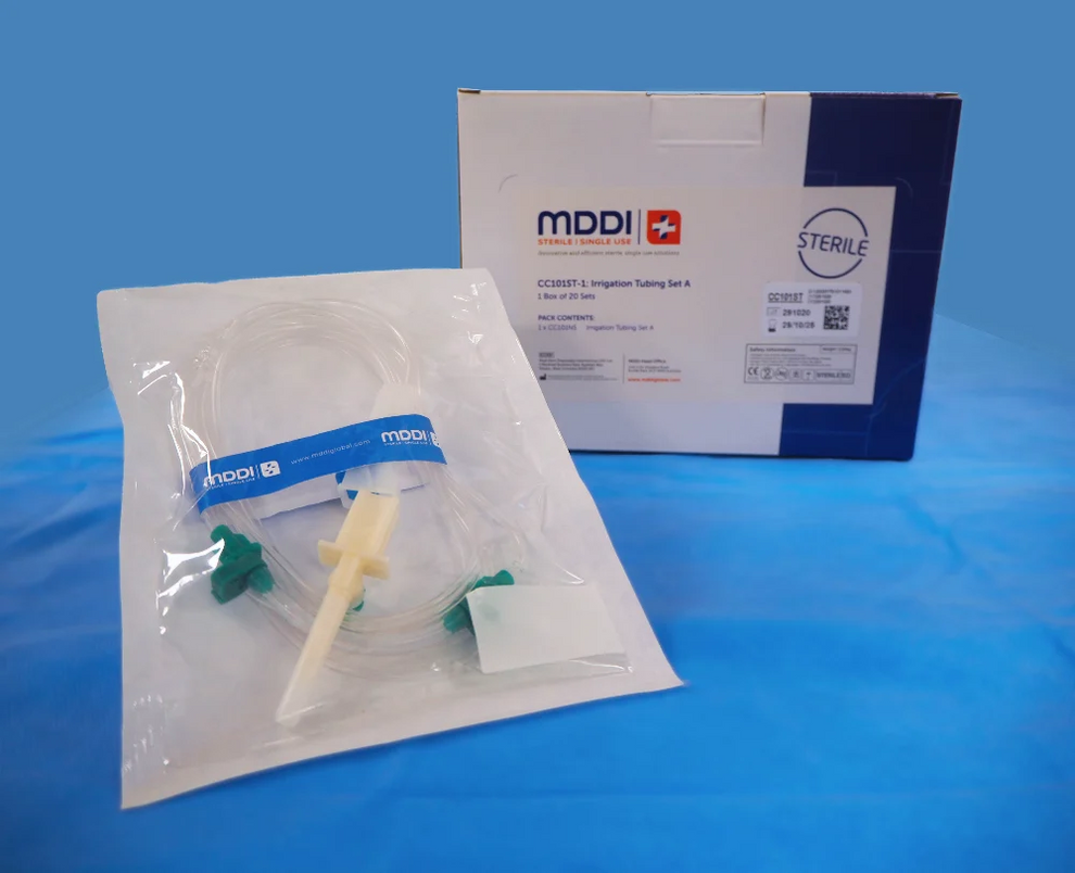 MDDI Irrigation Tubing - (Set A,Set B). Box of 20 – Hesed Med