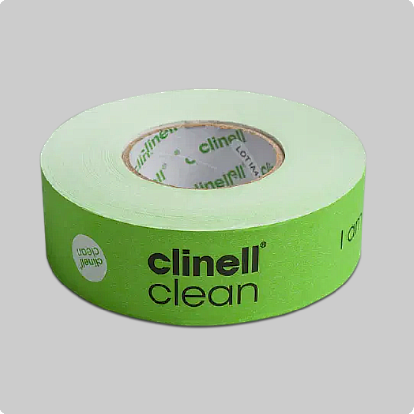 Clinell Clean Indicator Tape (100m roll for 80 applications)