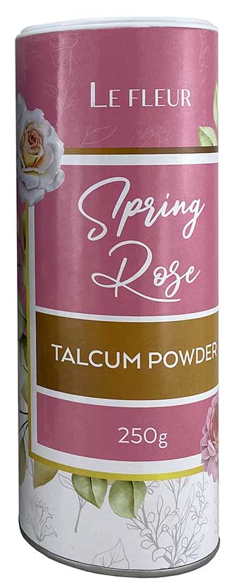 Le Fleur Talcum Powder Spring Rose 250g