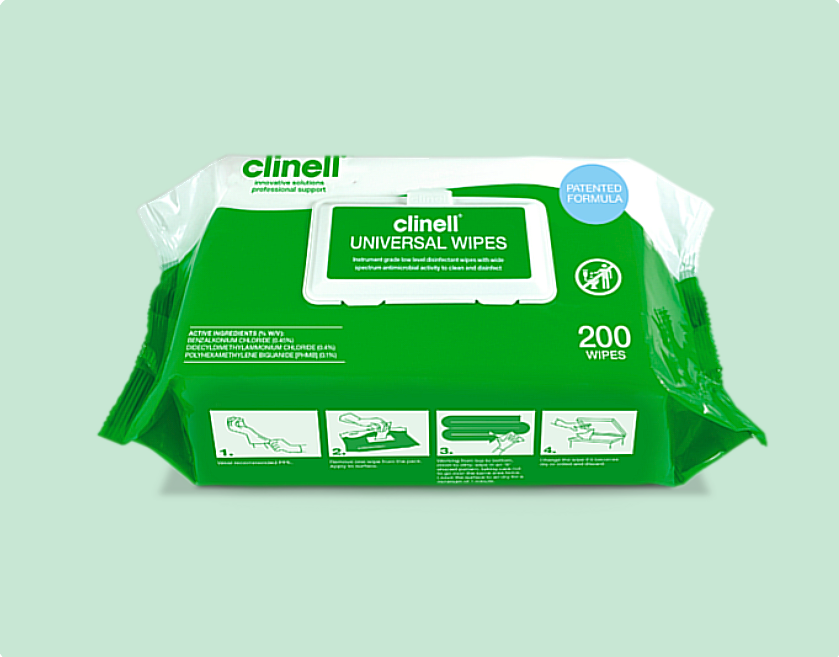 Clinell Universal Wipes - Various Sizes