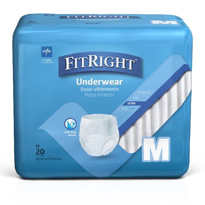 Medline FitRight Ultra Adult Incontinence Underwear