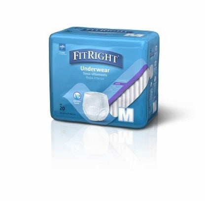Medline FitRight Super Underwear – Pull Up Pant Medium, 28–40" (71–102 cm) FIT33005A