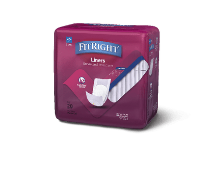 Medline FitRight Super Liners with Remedy, 13 x 30" (33 x 76 cm) FITLINER500