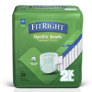 Medline Fitright Ultra Briefs Wrap XX-Large, 60–70" (152–178 cm) FITULTRAXXL