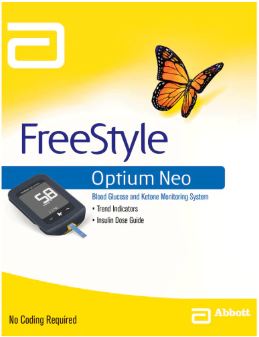 Abott FreeStyle Optium Neo Blood Glucose and Ketone Monitoring System