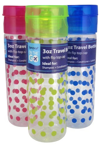 Travel Bottle 3oz/89ml With Pattern
