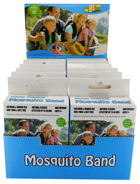 Goodthings Mosquito Bands (3 Pack) Display of 12