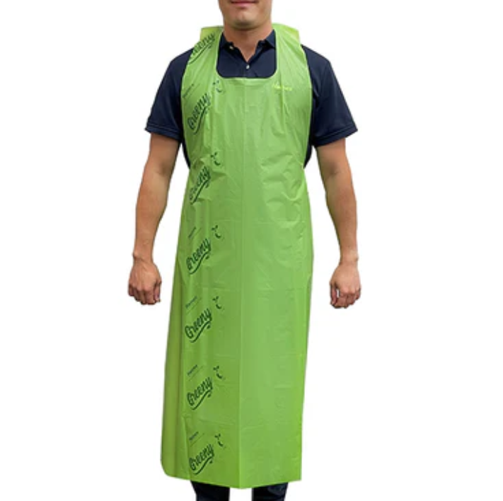 Haines® Greeny ® Compostable Apron. 140cm L x 75cm W. Ctn of 150