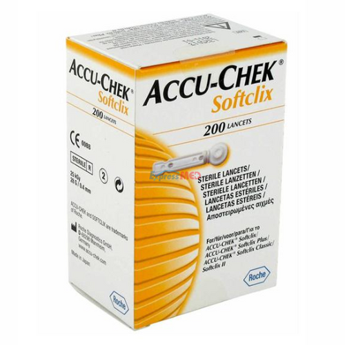 AccuChek Softclix Lancet, Pack of 200 HMASCL100