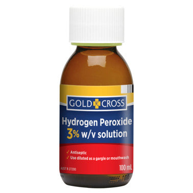 Gold Cross Hydrogen Peroxide 3% 100ml & 400ml