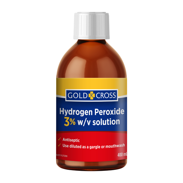 Gold Cross Hydrogen Peroxide 3% 100ml & 400ml