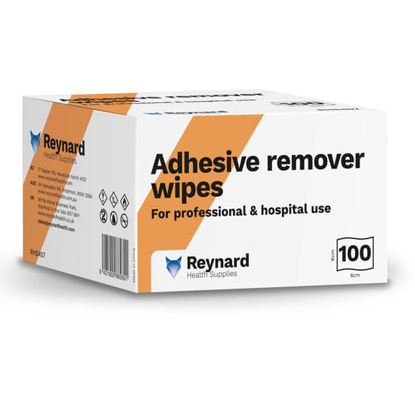 Reynard Adhesive Remover Wipes 6cm x 6cm