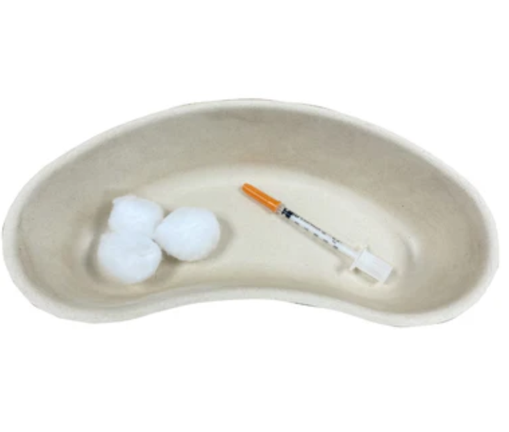 Haines® Compostable Kidney Dish 720ml (24.5cm L x 12cm W x 5.5cm H)