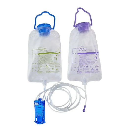Kangaroo Omni  Feeding plus  Flush Bag. (500ml,1000ml, Spike,Enplus Spike)