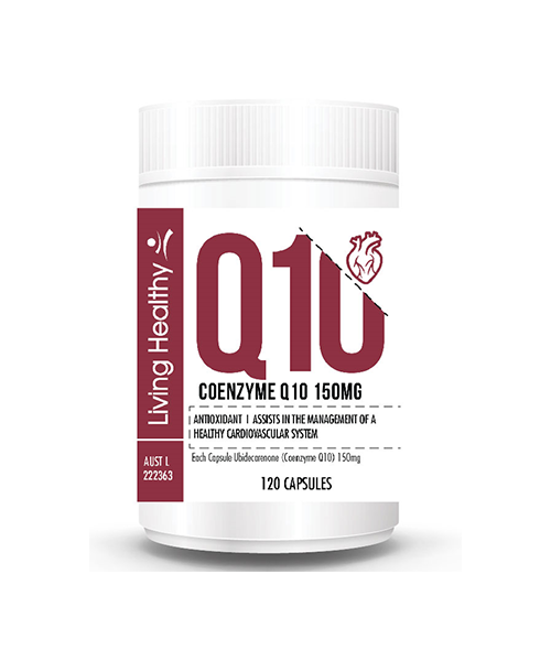 Living Healthy CoQ10 150mg (Pack of 120 Soft gel Caps) L202W-120
