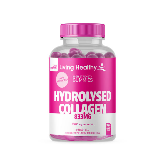 Living Healthy Gummies Collagen 833mg (Pack of 60) L716W60