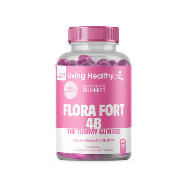 Living Healthy Gummies Flora Fort 4B (Pack of 60) L717W60